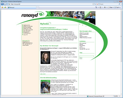 Renosyd website